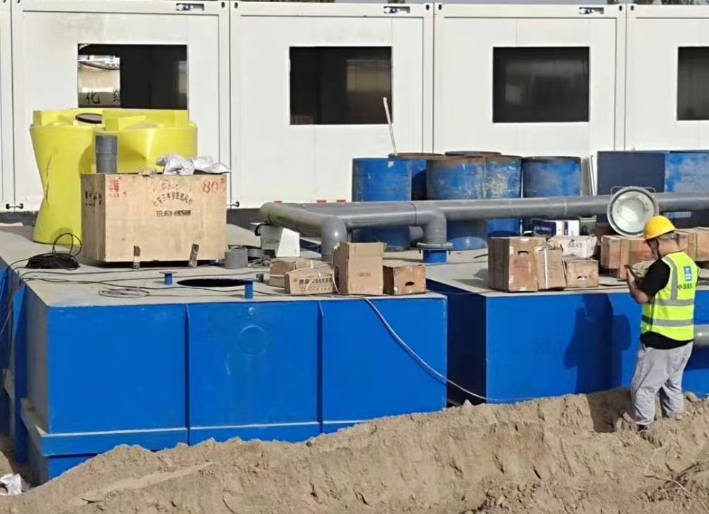 阿克蘇醫(yī)院污水施工